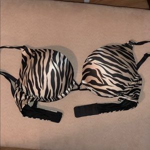 Victoria Secret Bombshell bra zebra print